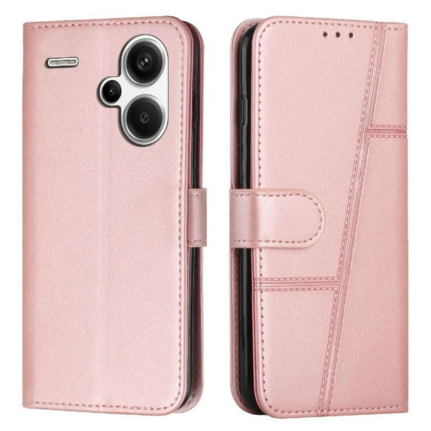 Funda Flip para FOXDOCK Xiaomi Redmi note 13 pro plus – Carcasa delgada y resistente a impactos con soporte para uso diario y profesional