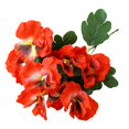 thumbnail image 1 of 10 Heads Artificial Pansy Flowers 26cm Fake Flower Butterfly Orchid Bouquet For Wedding Party Balcony Desktop Home Office Decora, 1 of 5