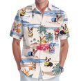 thumbnail image 5 of Camisa con estampado 3D completo de perro salchicha hawaiano para hombre, camisas casuales de verano con botones para surfear y hacer playa, blusas para hombre, camiseta de gran tamaño, 5 of 5
