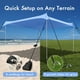 thumbnail image 5 of Carpa portátil con dosel para playa Easierhike, 3 x 3 m, UPF50+, resistente al viento, 5 of 6
