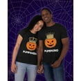 thumbnail image 3 of Jack O'Lantern Couples Halloween Shirts PumpKing PumpQueen Matching TShirts PumpKing Black Medium / PumpQueen Black X-Large, 3 of 6