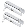 thumbnail image 4 of Soporte ajustador para cabezal de ducha de baño, cromado, 2 uds., 4 of 8