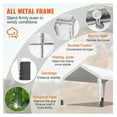 thumbnail image 4 of 10x20 Carport Heavy Duty Car Canopy - SUV/Truck/Boat Shelter - Waterproof UV Resistant Garage - 8 Reinforced Poles, 4 Weight Bags, 4 of 9