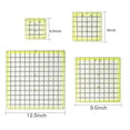 thumbnail image 2 of 4 PCS Quilting Ruler, Square Quilting Rulers Fabric Cutting Ruler Acrylic Quilters Rulers Clear with Non Slip Rings, 2 of 6