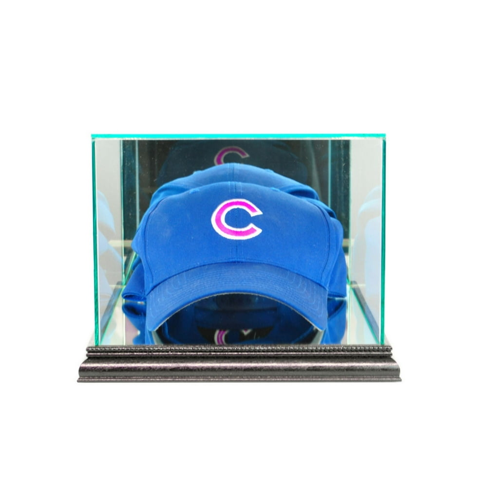 Perfect Cases Cap and Hat Display Case, Black Finish