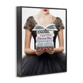 thumbnail image 3 of Stupell Industries Art Deco Girl with Fashion Books Black Framed Giclee Art, 11 x 14, by Amanda Greenwood, 3 of 8