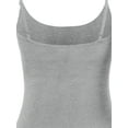 thumbnail image 4 of A2Y Women's Seamless Adjustable Basic Strap Camisole Heather Grey SM, 4 of 5