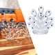 thumbnail image 4 of Estatua de escultura de de cristal de Animal, figurita creativa, artesanías de para estante de tienda, colección de decoración, acces Azul S Soledad Escultura de pavo real, 4 of 8