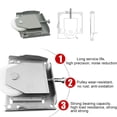 thumbnail image 4 of Kenally Paquete de 2 rodillos para puertas correderas, armario de Hotel, ventana, armario, muebles, polea, accesorios de repuesto Herramientas y ferretería Kenally WJ3932-00B, 4 of 6