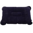 thumbnail image 2 of 2X Almohada Inflable del Aire Plegable Portátil Al Aire Libre Cojín de Doble Cara Azul oscuro, 2 of 8