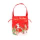 thumbnail image 1 of Bolsa de regalo de Navidad, bolsa de tela para manzanas con Papá Noel, 1 of 2