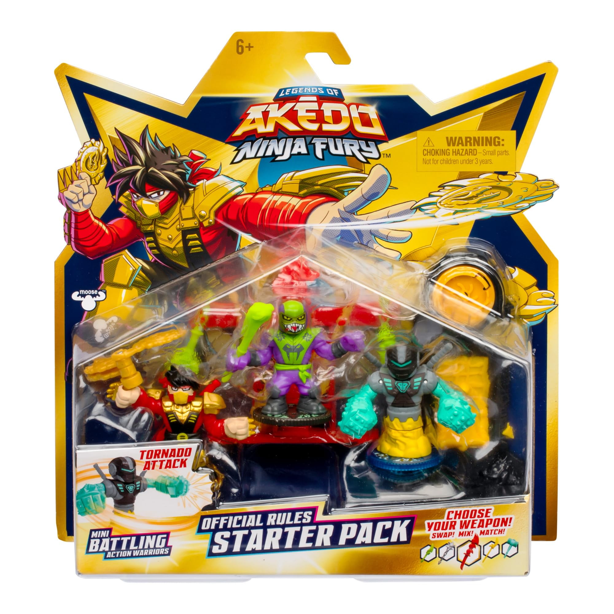 Free Shipping! Legends of Akedo Ninja Fury Three Strikes Free Shipping! Legends of Akedo Ninja Fury Three Strikes