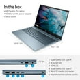 thumbnail image 2 of HP Pavilion 15.6" FHD Laptop, AMD Ryzen 5-5500U, 16GB RAM, 512GB SSD, Horizon Blue, Windows 11,15-eh1052wm, 2 of 5