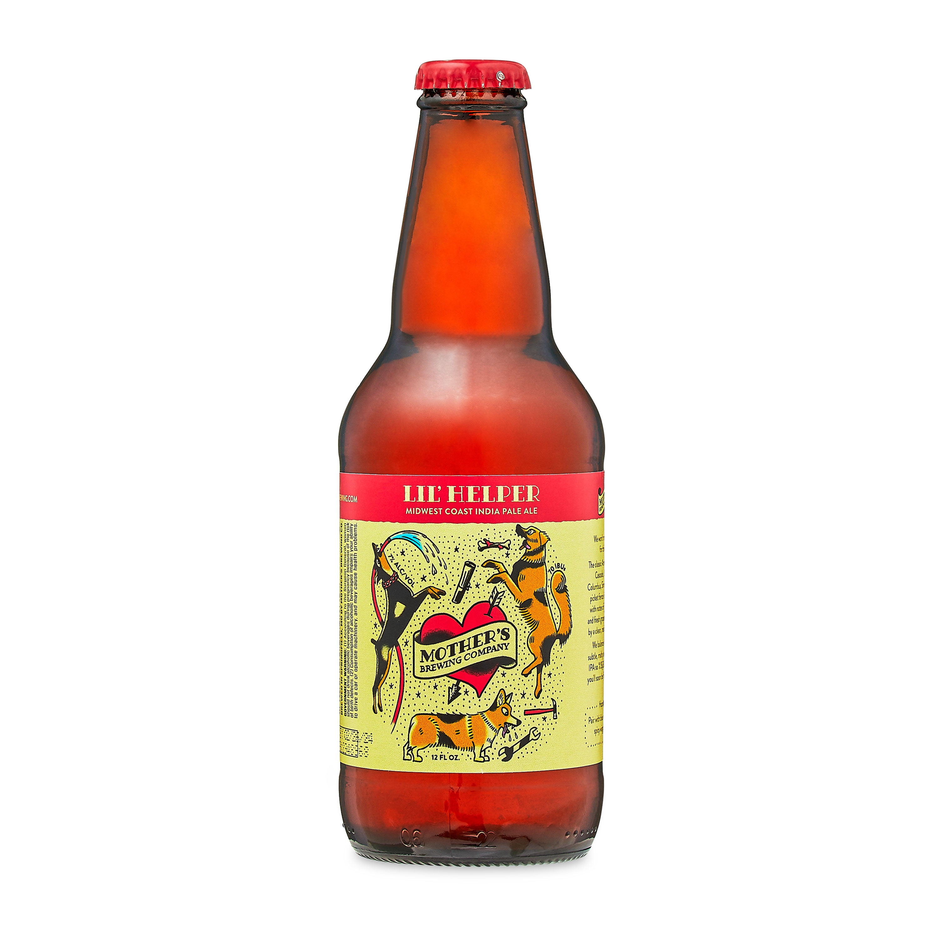 Mothers Lil Helper, 6 Pack, 12 fl oz Bottle