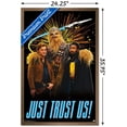 thumbnail image 3 of Star Wars: Solo - Trust Us Wall Poster, 22.375" x 34", Framed, 3 of 3