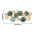thumbnail image 4 of Metal Wall Art Sculpture Luxury Large Lotus Leaf Metal Wall Decor Indoor Outdoor, 4 of 16