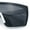 White - Black, variant on Polarized Mens Shield Oversized Rimless Rectangle Plastic Skeleton Arm Print Sunglasses All Black