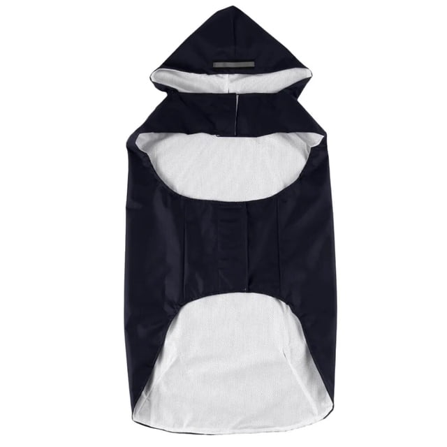 Chubasquero impermeable para perros, chaqueta con capucha, Poncho de lluvia para mascotas, ropa con rayas reflectantes, accesorios para exteriores