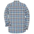 thumbnail image 3 of Dubinik® Flannel Shirt for Men Long Sleeve Men's Casual Button-Down Shirt 100% Cotton Soft Plaid Regular Fit with Pockets, 3 of 7