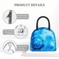 thumbnail image 4 of Pofeuu Blue Shell Print Lunch Bag for Adult Insulated Lunch Box,Leakproof Cooler Food Lunch Containers Reusable High Capacity Lunch Tote Bags-One Size, 4 of 6