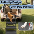 thumbnail image 3 of Escalera plegable para perros YACONA de 5 peldaños, resistente, 100 kg, 3 of 9