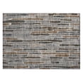 thumbnail image 2 of Addison Rugs Chantille Indoor/Outdoor Transitional Stripes Pewter Washable Rectangle Rug, 1'8" x 2'6", 2 of 6