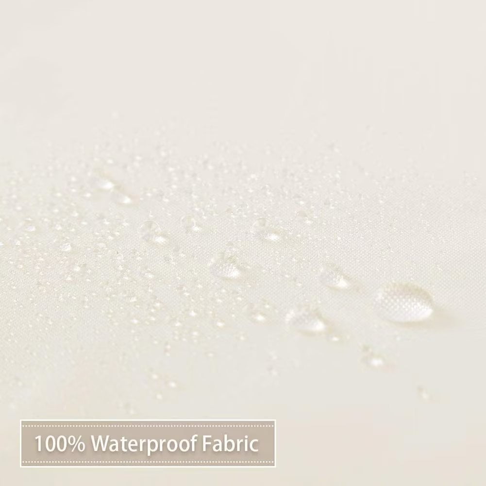 Yiwa Grey Shower Curtain Liner, 72 x 72 inch, Fabric Shower Liner with Magnets