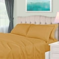 thumbnail image 3 of Egyptian Cotton 650 Thread Count Solid Sheet Set  Full-Gold, 3 of 5