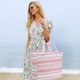 thumbnail image 3 of Bolsa de playa LEDAOU impermeable y resistente a la arena para mujer con bolsillo húmedo, 3 of 9