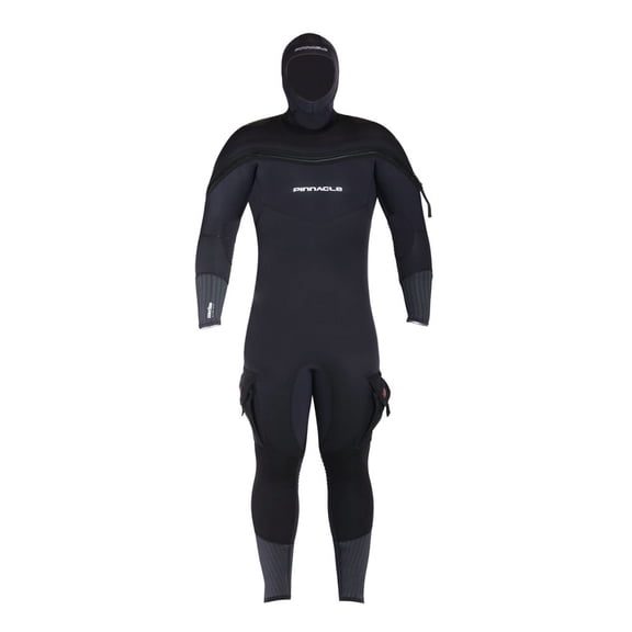 Pinnacle Polar M8 Hooded Full Scuba Diving Wetsuit Men's