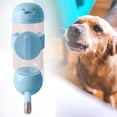 thumbnail image 4 of Dispensador de agua para perros sin goteo, dispensador de agua para jaula de perrera, dispensador de agua para mascotas, se puede subir y bajar, jaula de alimentación de agua potable, botella de agua para perros MFZFUKR 220604-4, 4 of 8