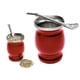 thumbnail image 5 of Taza de acero inoxidable Yerba Mate Gourd Sunnimix Taza de aislamiento al vacío rojo, 5 of 8