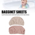 thumbnail image 3 of Soft Breathable Cotton Bassinet Fitted Sheets for Baby Mattress Hourglass Oval Rectangle, 3 of 7