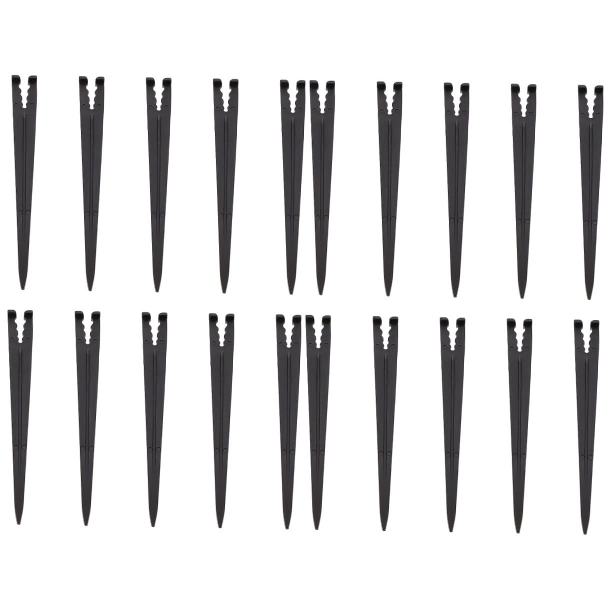 LOLIPPYY Gardening Drip Irrigation Supplies, Easy to Install, Black, 200Pcs