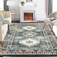 thumbnail image 1 of Vintage Area Rugs, Gorgeous Traditional Soft & Smooth Area Rugs Easy Cleaning Non-Shedding Boho Vintage Tribal Area Rugs  Large Carpe for Living Room Vintage Carpets for Bedroom, 1 of 9