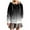 Black, variant on Women's Ombre Zip-Up Hoodie, Long Sleeve Drawstring Casual Jacket with Pockets - Trendy Outerwear Pink S