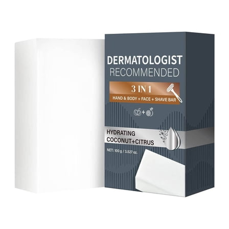 Facial Shaving Soap For Shaving Deep Moisturizing And Soothing The Gentle Cleansing Without Dryness And Redness 100g