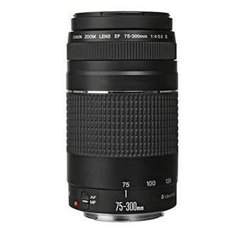 Canon EF 75-300mm f/4-5.6 III Lens with UV Filter for EOS 7D, 60D