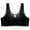 Black, variant on Bras for Women Wirefree Drawstring Push up Bra Strapless Large Size Thin Lace Bra Gathered Without Steel Ring Comfortable Fixed Adjustable Breast Collection Cotton