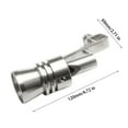 thumbnail image 3 of Car Modified Turbine Whistle Exhaust Pipe Microphone Sound Simulator Motorcycle Tail Throat Whistle, 3 of 5
