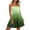 Green, variant on IROINNID Boho Dress for Women Casual Cocktail Wedding Guest Dress Summer Boho Style Gradient Dress Sleeveless One-Shoulder Semi Formal A-Line Dress,Blue
