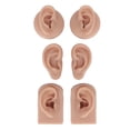 thumbnail image 3 of Human Ear Model, Soft Silicone Ear Model 3 Pair High Simulation Reusable  For Acupuncture Training For Display Props For  Practice Light Skin Color,Medium Skin Color,Deep Skin, 3 of 8