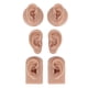 thumbnail image 1 of 3 pares de modelos de oreja de silicona, simulación suave y Flexible, modelo de oreja humana para práctica de perforación, exhibición de joyería, Color de piel medio, 1 of 8