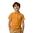 thumbnail image 3 of Little Boys' Polo Shirt Orange Boys Uniform Shirts Rugby Shirts Short Sleeve Tops Boys Polo Shirts Size 7-8 Years, 3 of 3