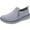 Vapor Grey, variant on Ryka Womens Noami Wedge Comfort Slip-On Sneakers