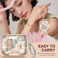 thumbnail image 3 of Rugged Case for AirPods Pro 3, Painted Decoration Shockproof Cover for Airpods Pro 3rd Generation 2025 with Switch and Carabiner, 3 of 7