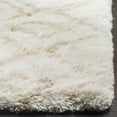 thumbnail image 3 of SAFAVIEH Toronto Neasa Abstract Polyester Shag Area Rug, Ivory/Beige, 8' x 10', 3 of 5