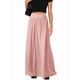 thumbnail image 2 of Pantalones Anchos para Mujer, Cintura Alta Elástica, Informales, Holgados, Estilo Palazzo, con Bolsillos, Holgados, Largos, de Otoño Rosa S, 2 of 7