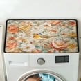 thumbnail image 5 of ZIATUBLES Washing Machine Top Dust Cover Pad Anti-Scratch Washer Dryer Top Protector Mat Water Resistant Laundry Room Kitchen Home Decor Accessories, 24 x 19.7 Inch, American Robin Bird Floral, 5 of 7