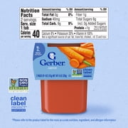 Gerber 2nd Foods Baby Food, Fruit & Veggies Puree Classics, Variety Pack, 4 oz Tub (16 Pack)
